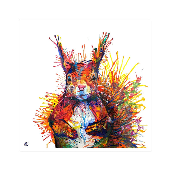 Squirrel Painting | Pet Portrait | Animal Wall Art | Animal Artwork