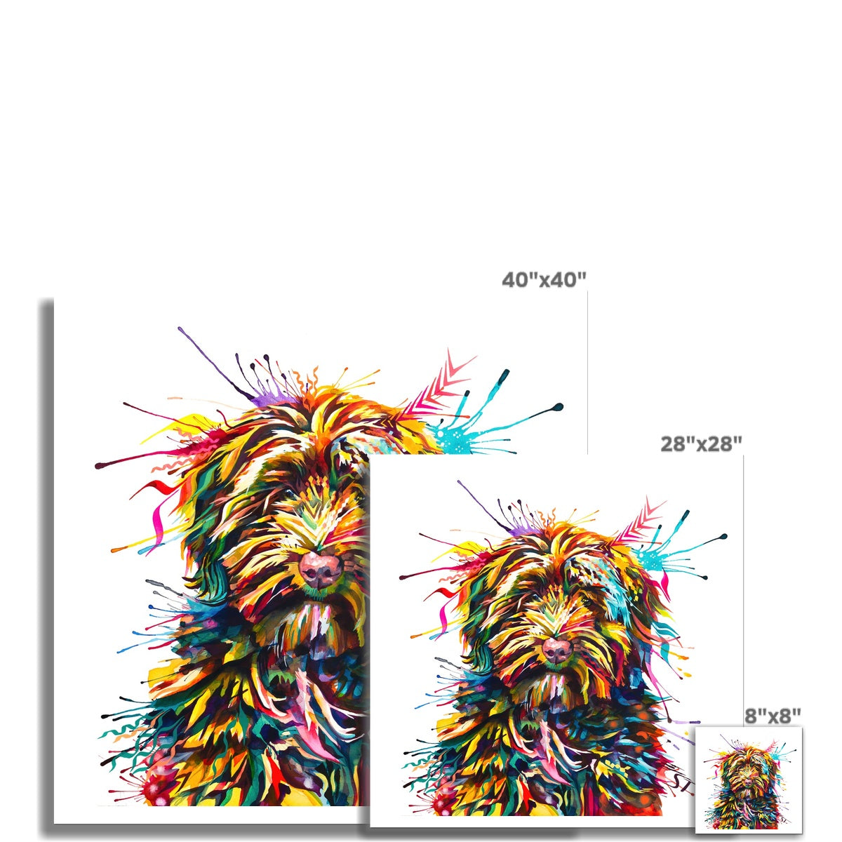 Fletch the Labradoodle Fine Art Print