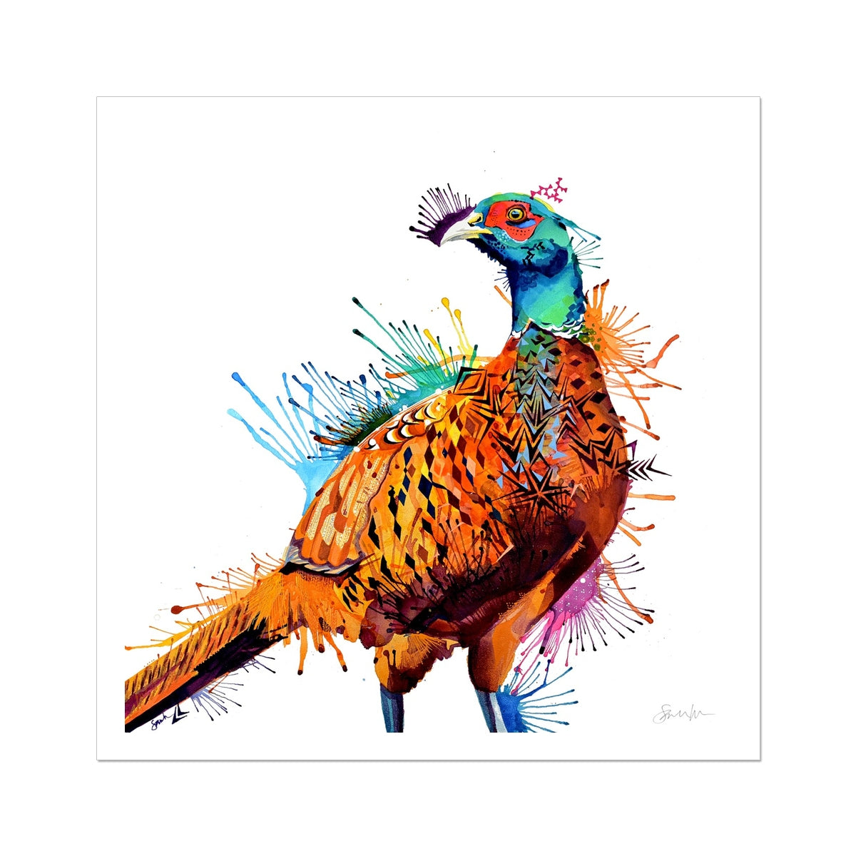 Burberry the Pheasant - Fine Art Print