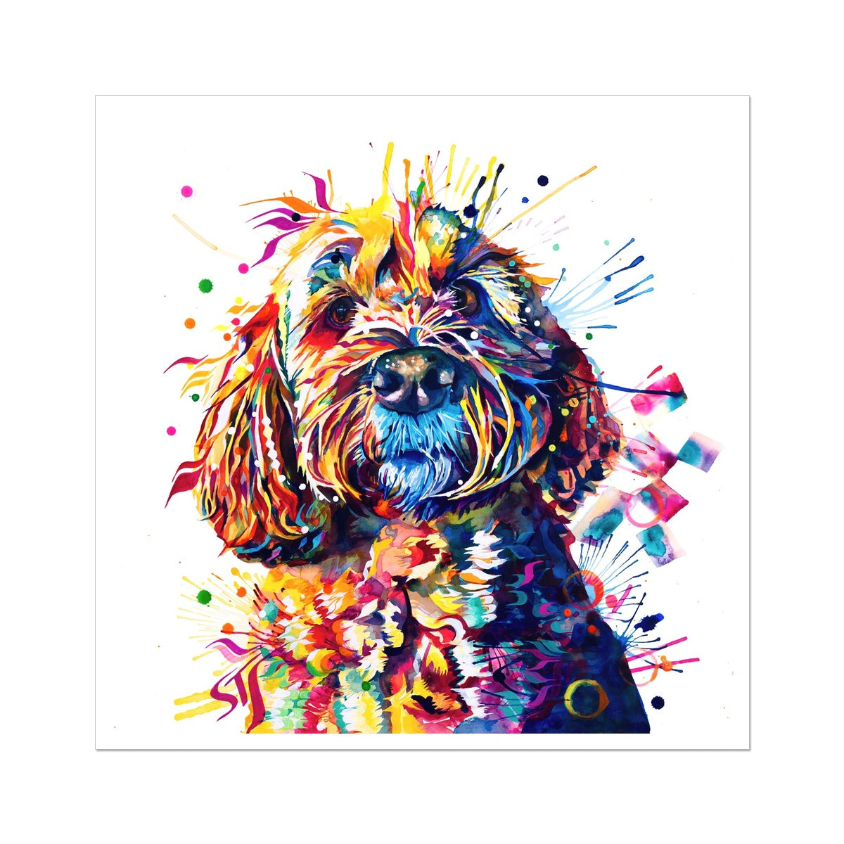 Barney the Cockapoo Artwork | Dog Painting | Pet Portrait | Animal Art ...