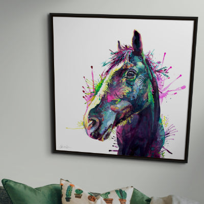 Horse Painting | Wallart | Sarah Taylor | Modern Wall Art | Animal Picture | Abstract Wall Art