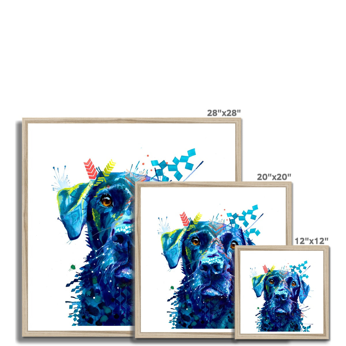 Dog Drawings | Dog Portrait | Dog Canvas Prints | Personalised Dog Portrait | Sarah Taylor | Framed Prints | Wall Prints 