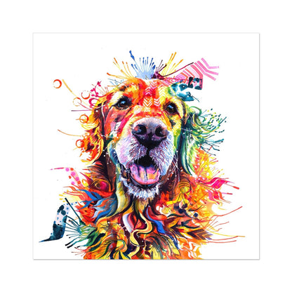 Monty the Golden Retriever  Fine Art Print