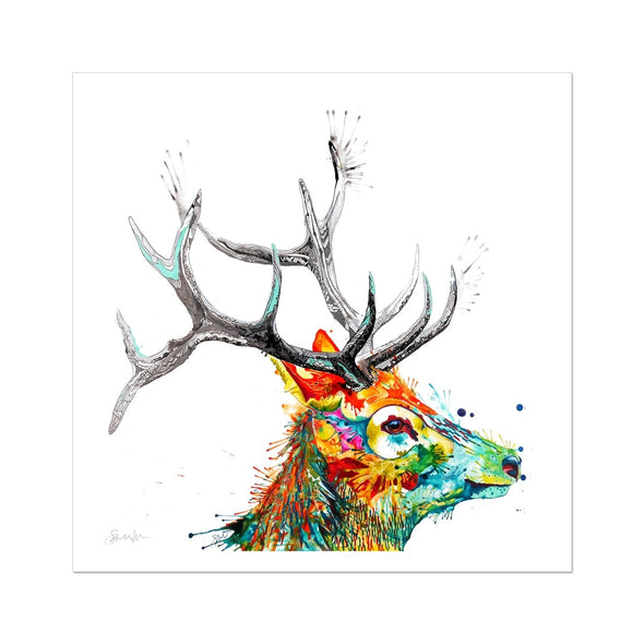 The Monarch Stag Fine Art Print Sarah Taylor Art