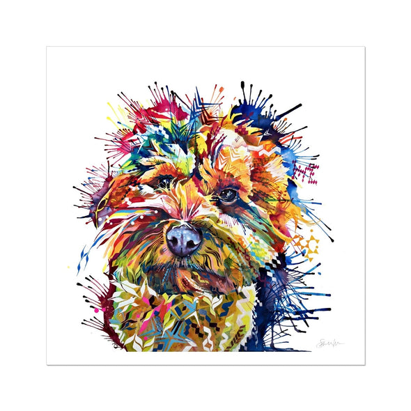 Meemin the Yorkiepoo Fine Art Print Sarah Taylor Art