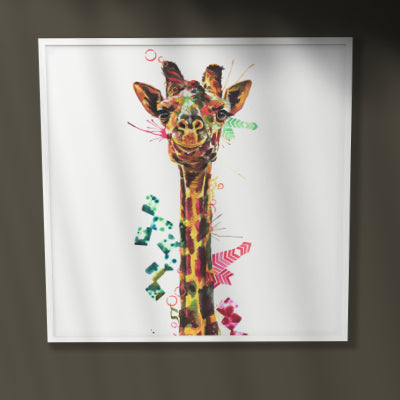 Wall Art by Sarah Taylor Art | Animal Artwork | Animal Wall Art | Giraffe Painting
