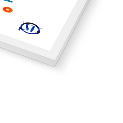 white frame detail