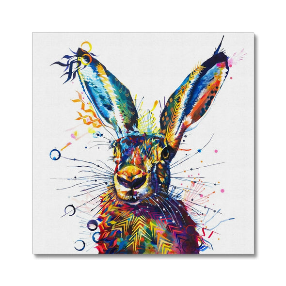 Rabbit Painting | Wall Art | Modern Art | Bright Wall Art | Wildlife Art | Large Colourful Wall Art | Wildlife Art