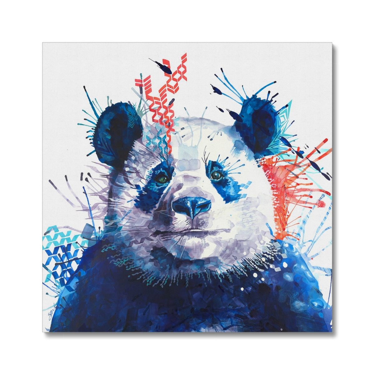 Xander the Panda Canvas-Fine art-Sarah Taylor Art