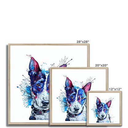 English Terrier Cross Framed Print-Fine art-Sarah Taylor Art