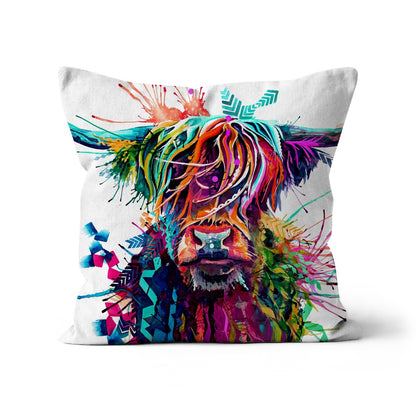 Highland Cattle Cushions | Animal Cushions | Highland Cow Painting | Highland Cow Painting (UK) | Animal Artwork | Animal Portraits | Sarah Taylor