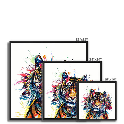 Tiger Artwork | Cat Artwork | Wall Art | Modern Art | Sarah Taylor | Animal Picture | Colourful Animal Art 
