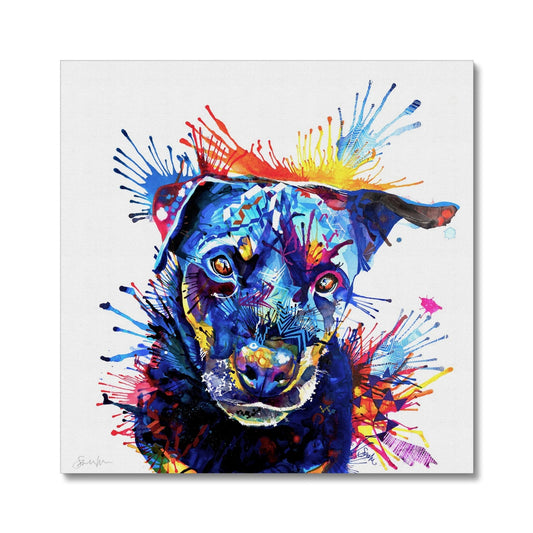 Rottweiler Canvas-Fine art-Sarah Taylor Art
