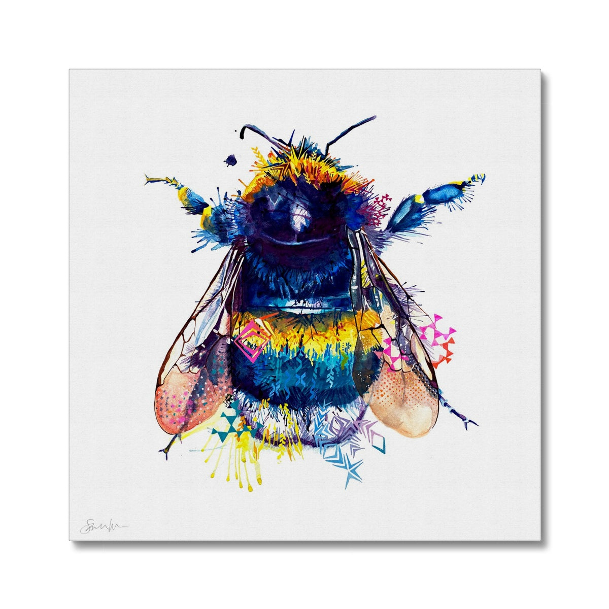 Queen Bee Canvas-Fine art-Sarah Taylor Art