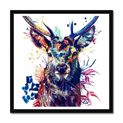 Stanley the Stag Framed Print