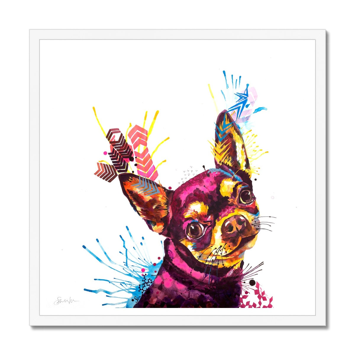 Chihuahua Framed Print-Fine art-Sarah Taylor Art