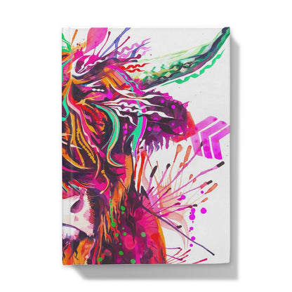 Highland Cow Painting | Highland Cow Painting (UK) | Animal Picture | Animal Artwork | Highland Cattle Cushions | Sarah Taylor