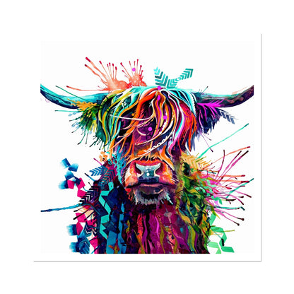 Hilda the Highland Cow Fine Art Print