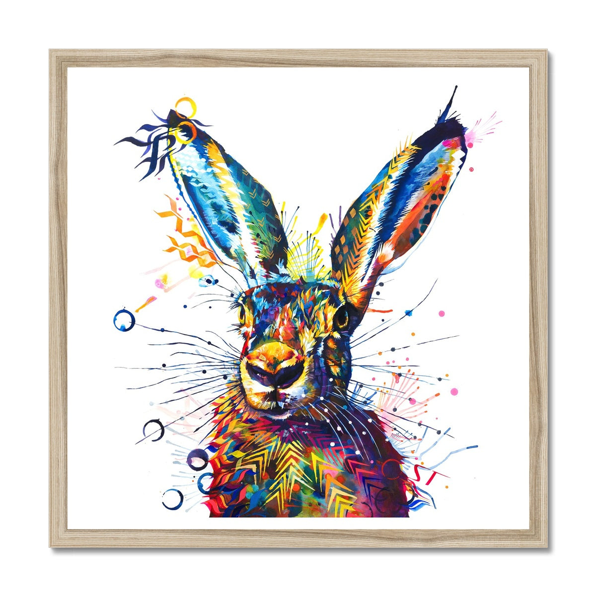 Hartley the Hare Framed Print