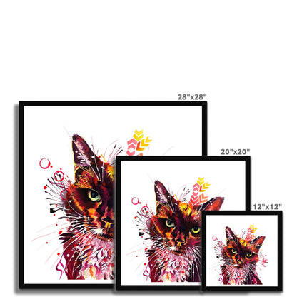 Wall Art | Cat Artwork | Sarah Taylor | Wall Prints | Framed Wall Art | Framed Prints | Abstract Wall Art