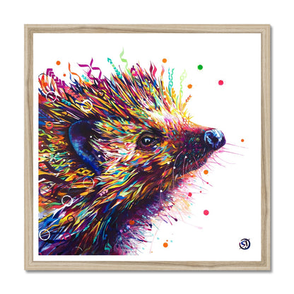 Hedgehog | Wallart | Sarah Taylor | Animal Picture | Animal Artwork | Abstract Wall Art