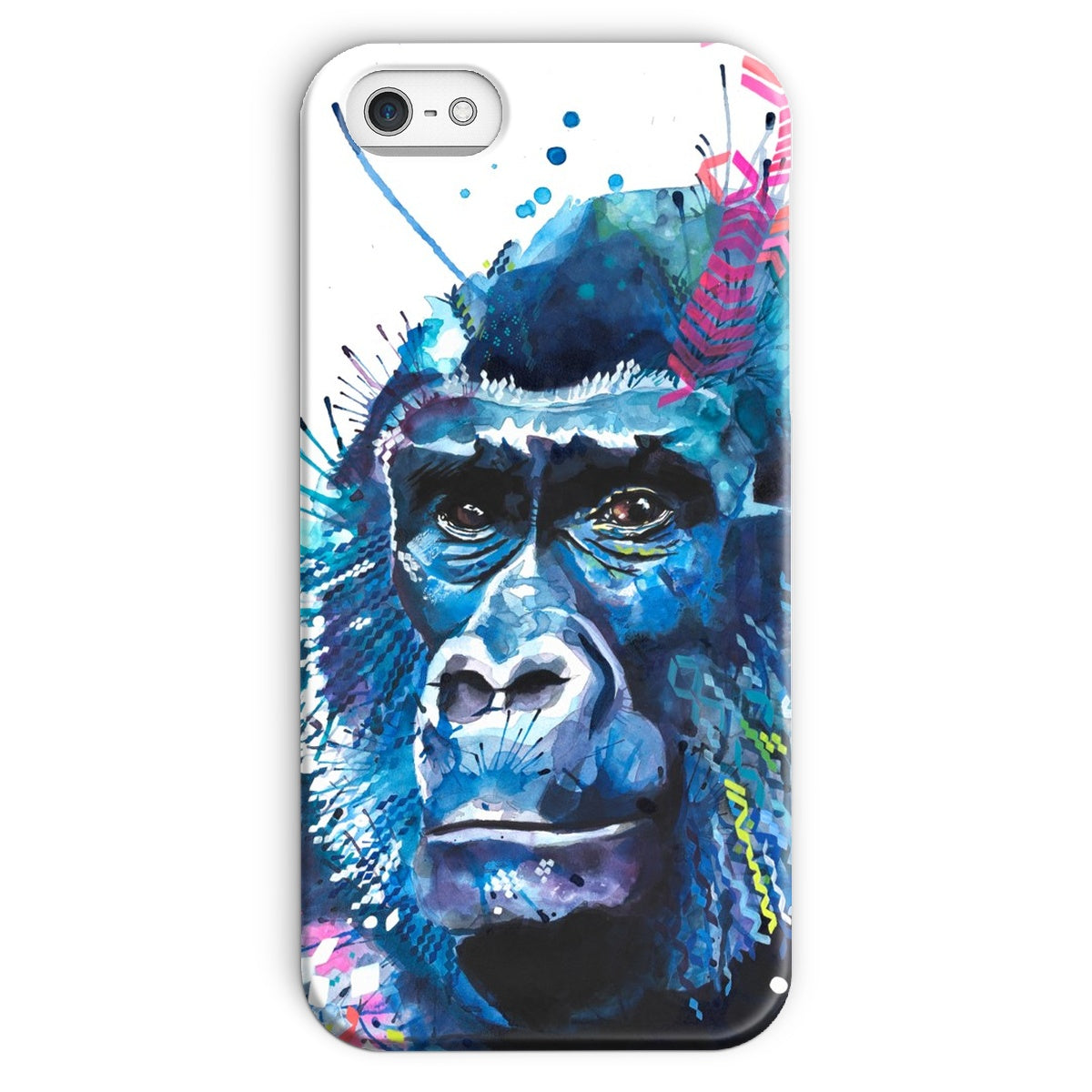 Cecile the Gorilla Phone Case | Animal Portraits Animal Art iPhone SE (2020) / Matte Cecile the Gorilla Phone Case | Animal Portraits Animal Art iPhone SE (2020) / Matte