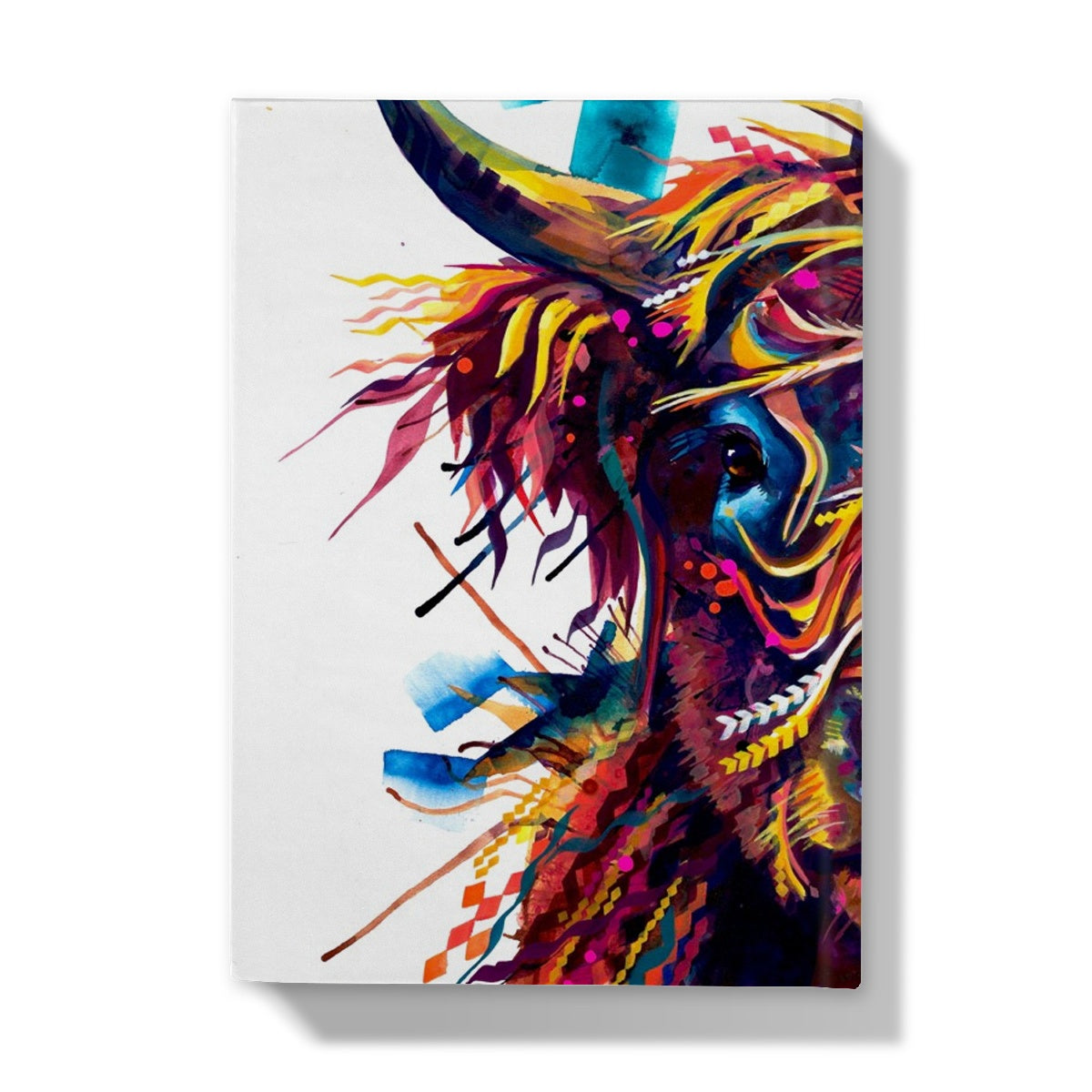 Highland Cow Painting | Highland Cow Painting (UK) | Animal Artwork | Highland Cattle Cushions | Sarah Taylor | Funny Animal Pictures