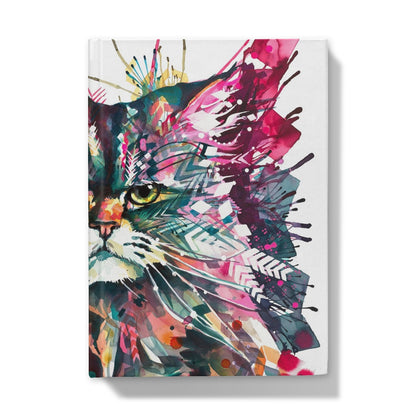 Cat Artwork | Cat Portrait | Abstract Painting Cat | Sarah Taylor | Abstract Wall Art | Framed Art | Modern Art | Framed Prints | Animal Portraits