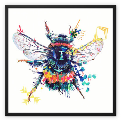 Phoebee the Bee Framed Canvas