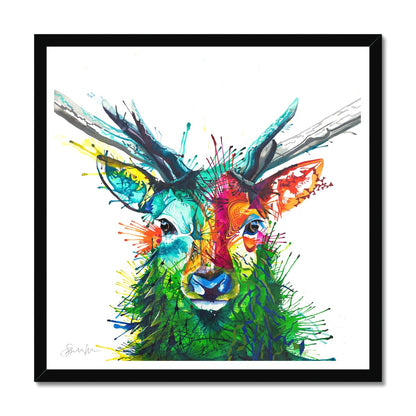Elvis the Stag Framed Print-Fine art-Sarah Taylor ArtWall Art | Wildlife Art | Sarah Taylor | Animal Art | Framed Art | Wall Prints