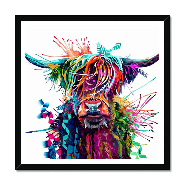 Highland Cow Painting | Highland Cow Painting (UK) | Wall Art | Animal Artwork | Highland Cattle Cushions | Sarah Taylor