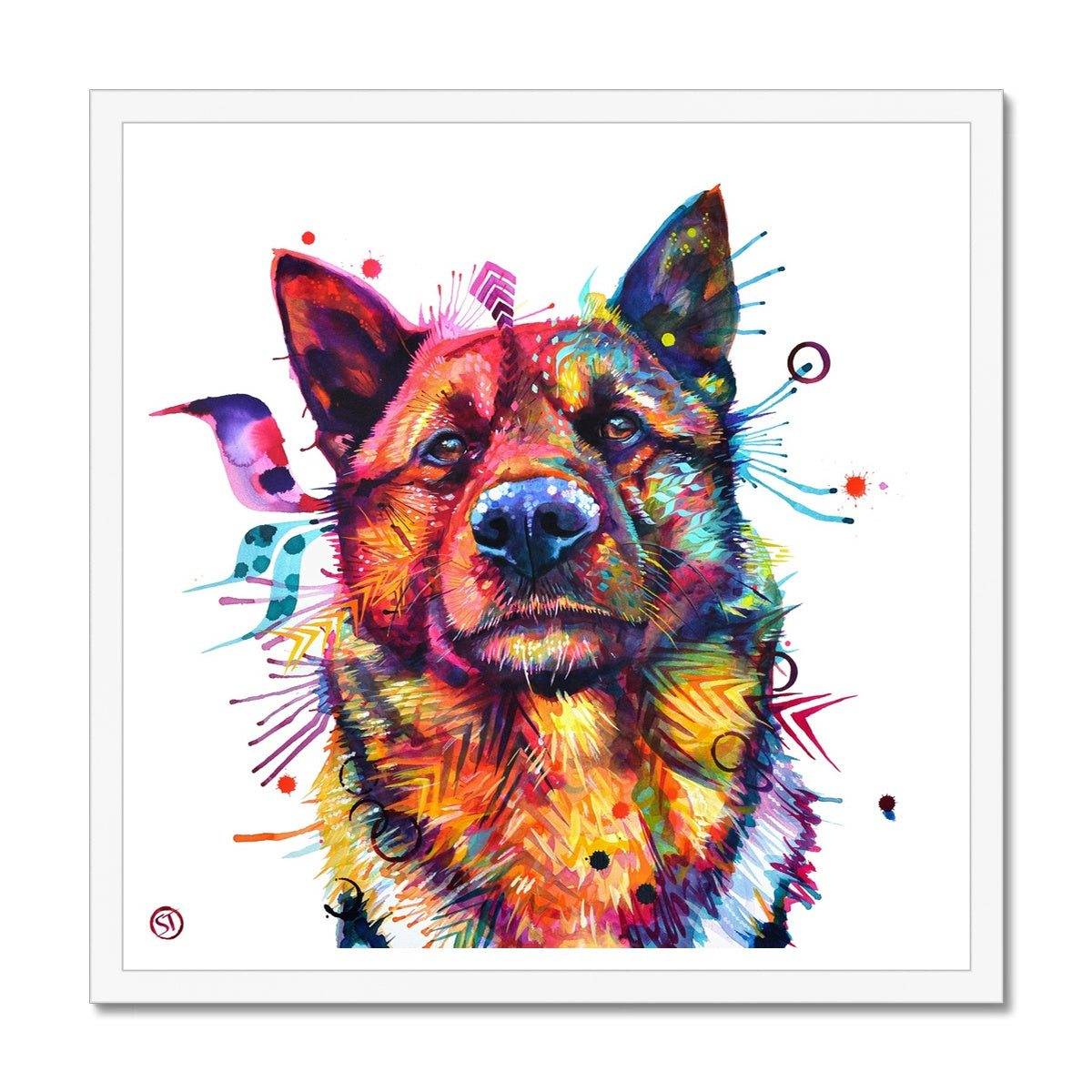 Wall Art | Dog Artwork | Pet Portrait Artists | Dog Portrait | Framed Prints | Wall Prints