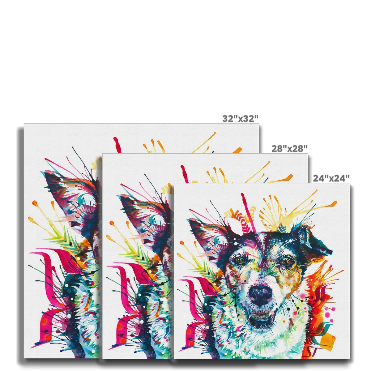 Jack Russell Pippin Canvas