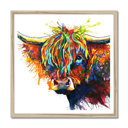Highland Cow Painting | Highland Cow Painting (UK) | Animal Artwork | Highland Cattle Cushions | Sarah Taylor