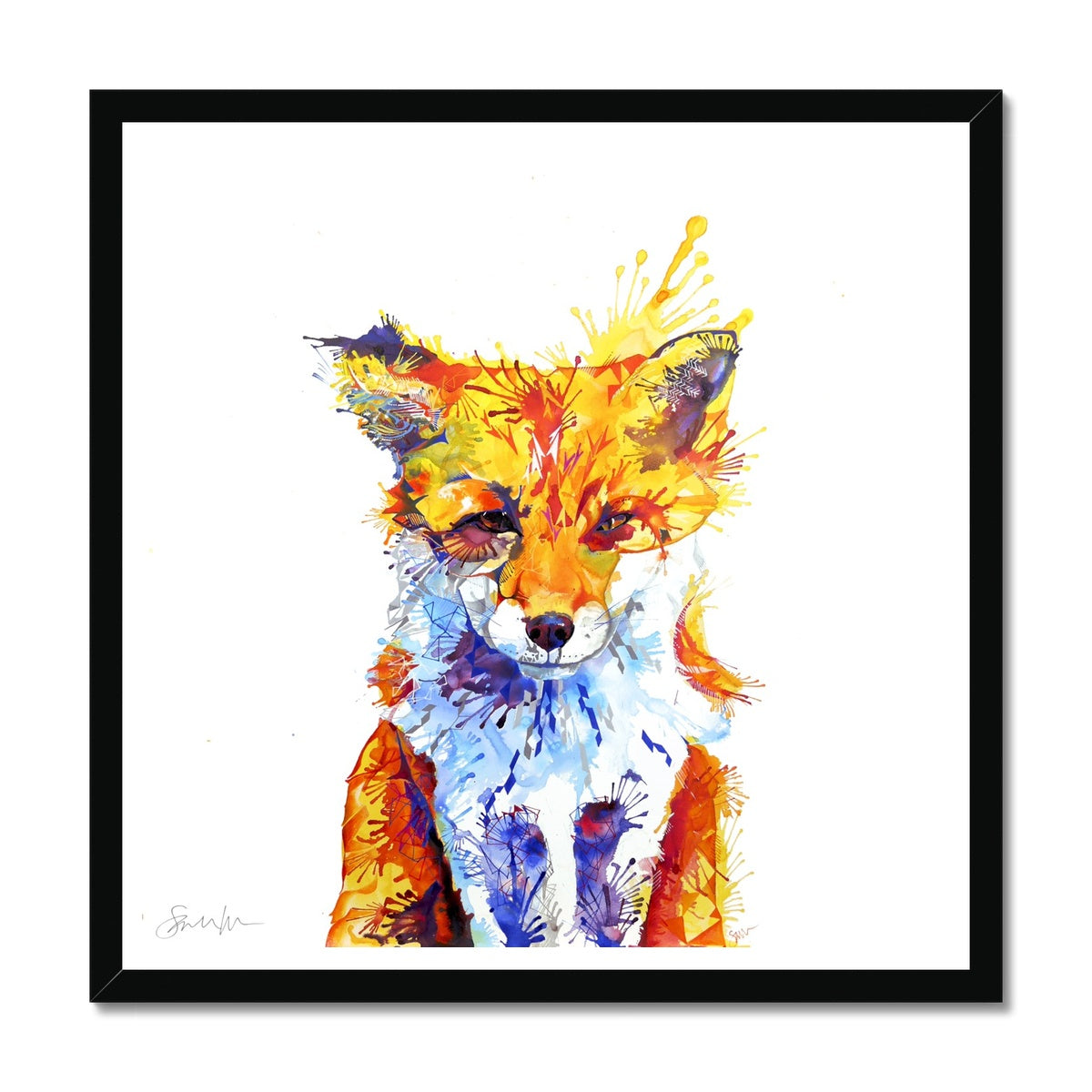 Fox of Delights Framed Print-Fine art-Sarah Taylor Art