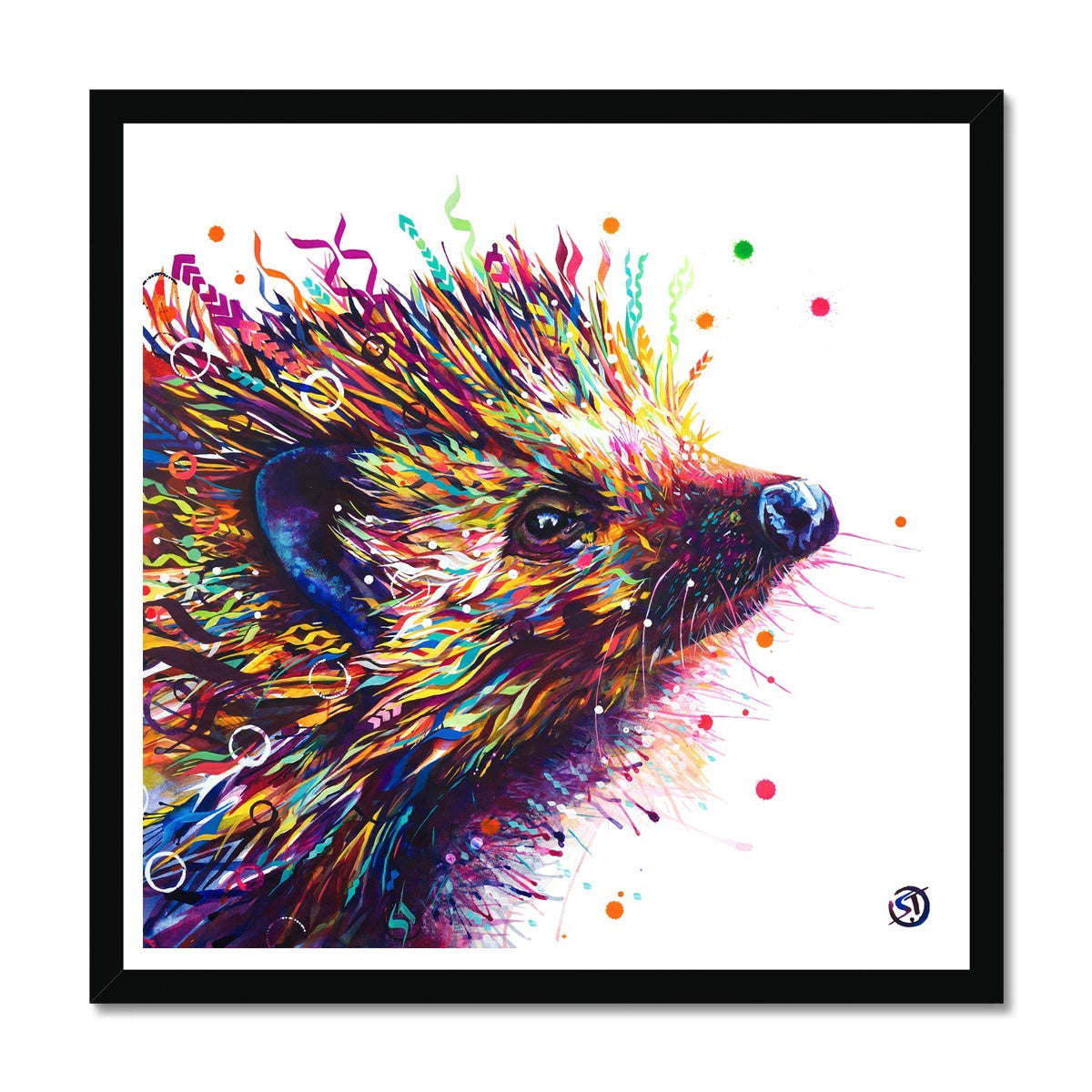Horace the Hedgehog Framed Print