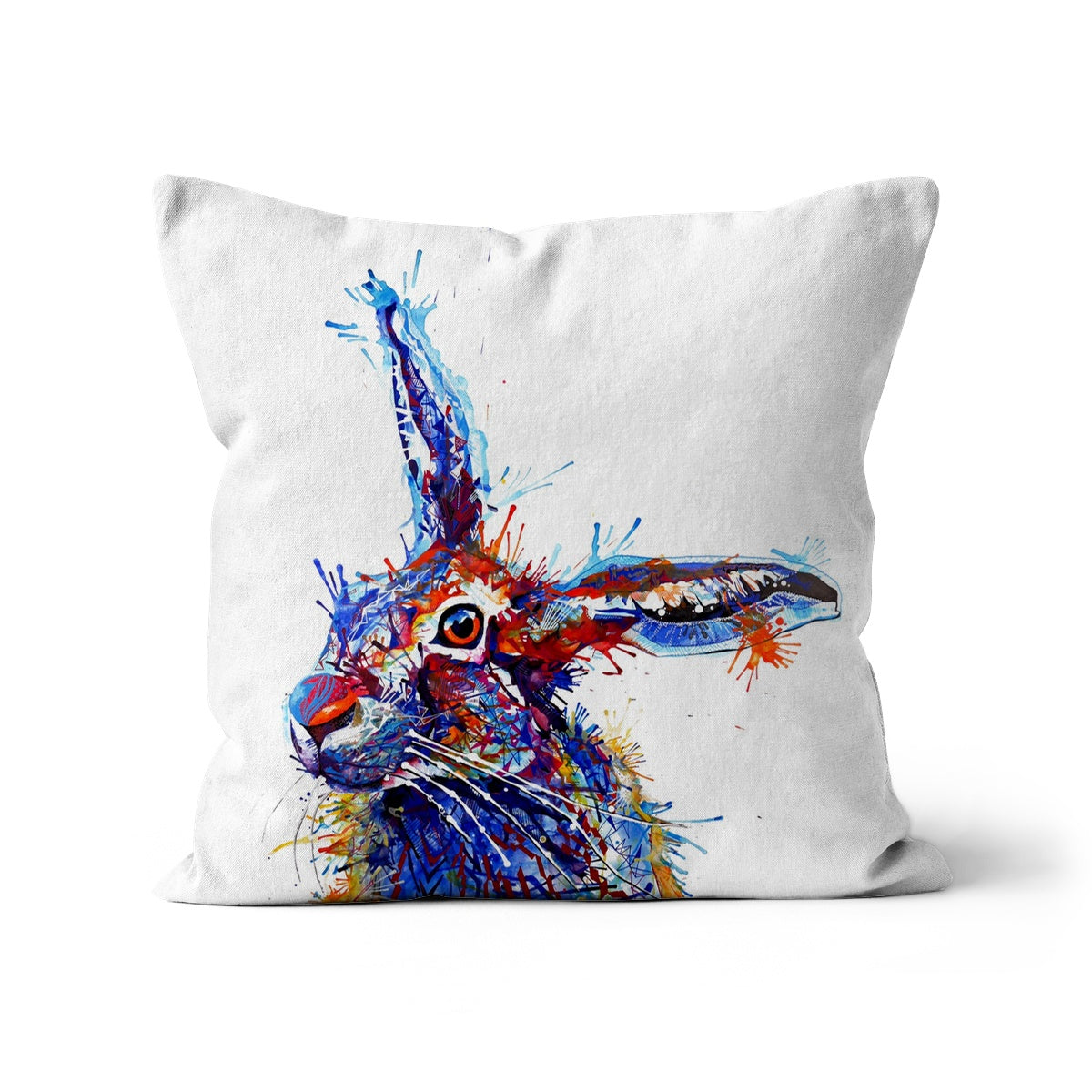 Rabbit Prints | Animal Cushions | Animal Art | Colourful Animal Art | Animal Portraits