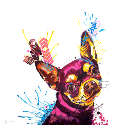 Coco the Chihuahua Canvas