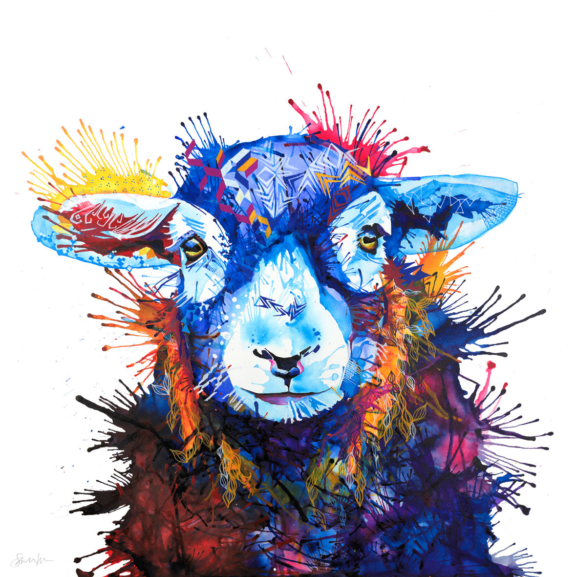 Florence the Sheep Canvas