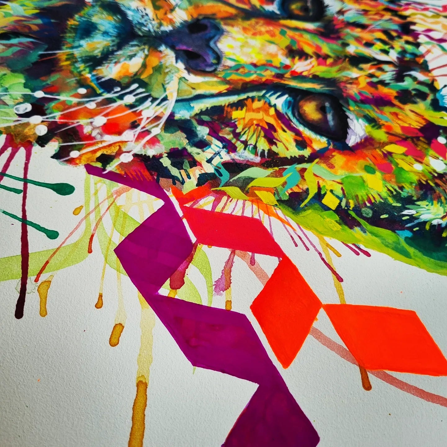 Zola the Cheetah - Original Painting â Sarah Taylor Art