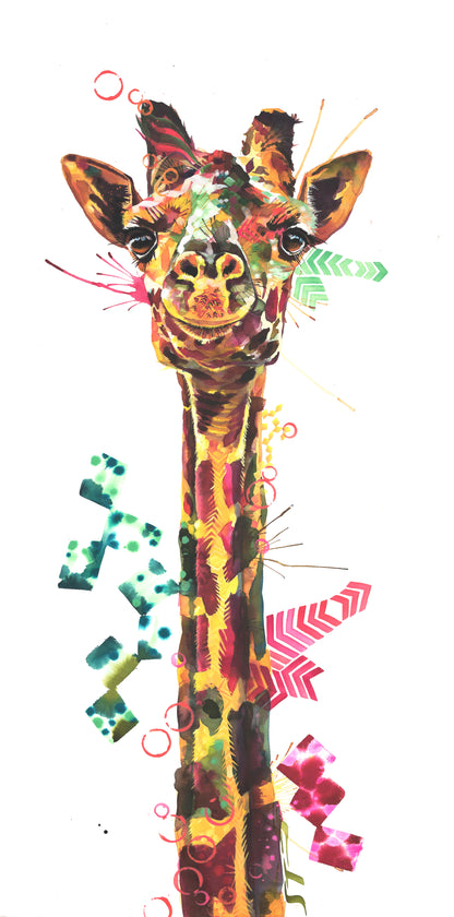 Giraffe Prints | Giraffe Mug | Wall Art | Animal Wall Art | Animal Art | Modern Wall Art | Wall Art In Living Room