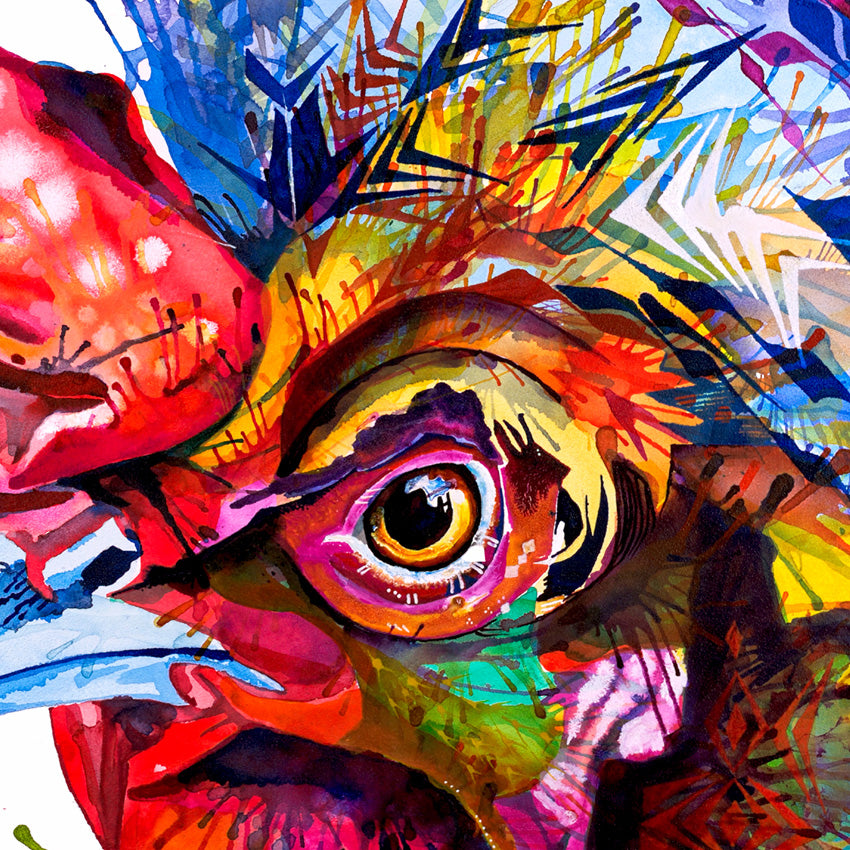 Gloria - Original Hen Painting-Originals-Sarah Taylor Art
