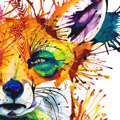 Hector - Original Fox Painting-Originals-Sarah Taylor Art