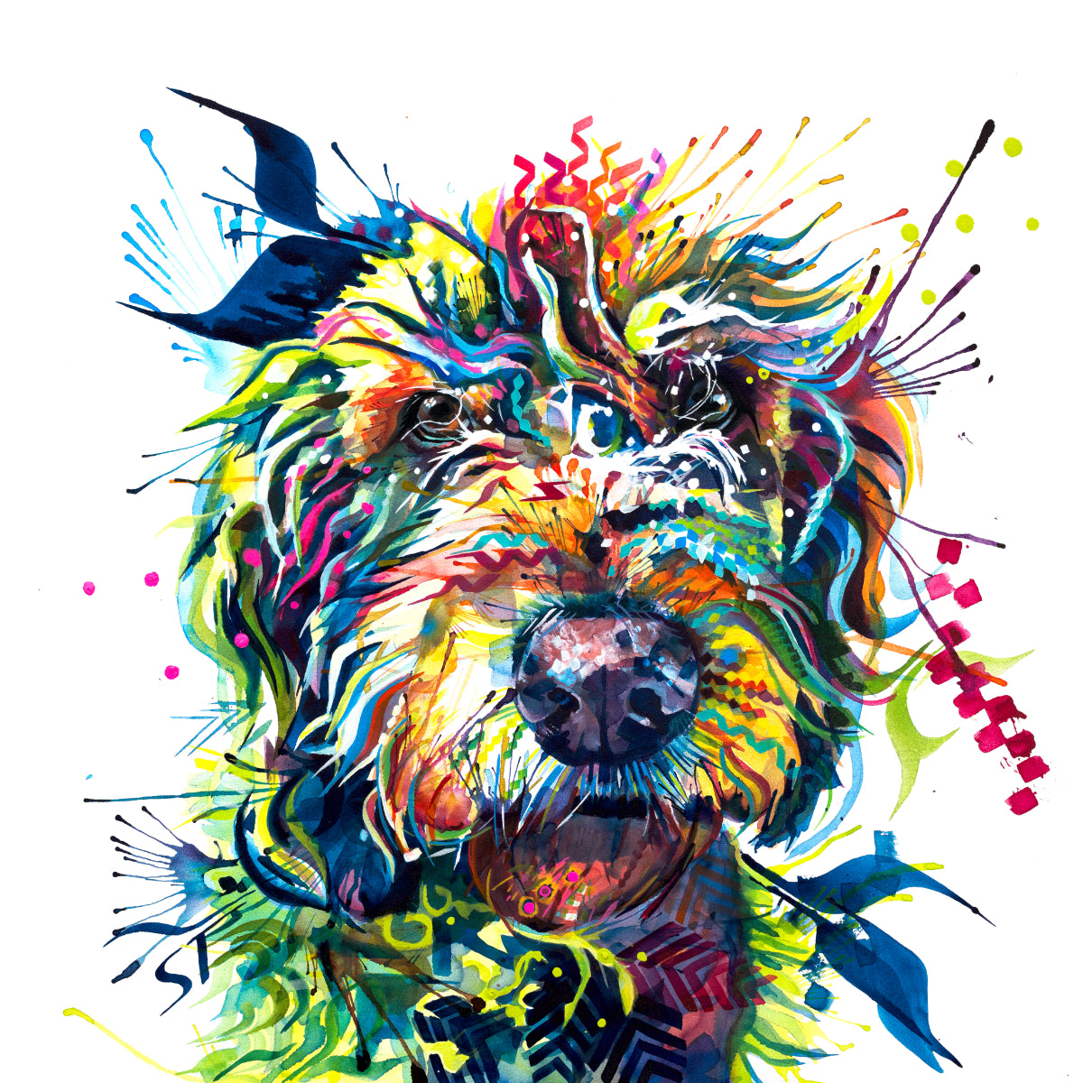 Murphy the Labradoodle Canvas