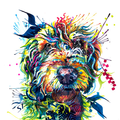 Murphy the Labradoodle Canvas