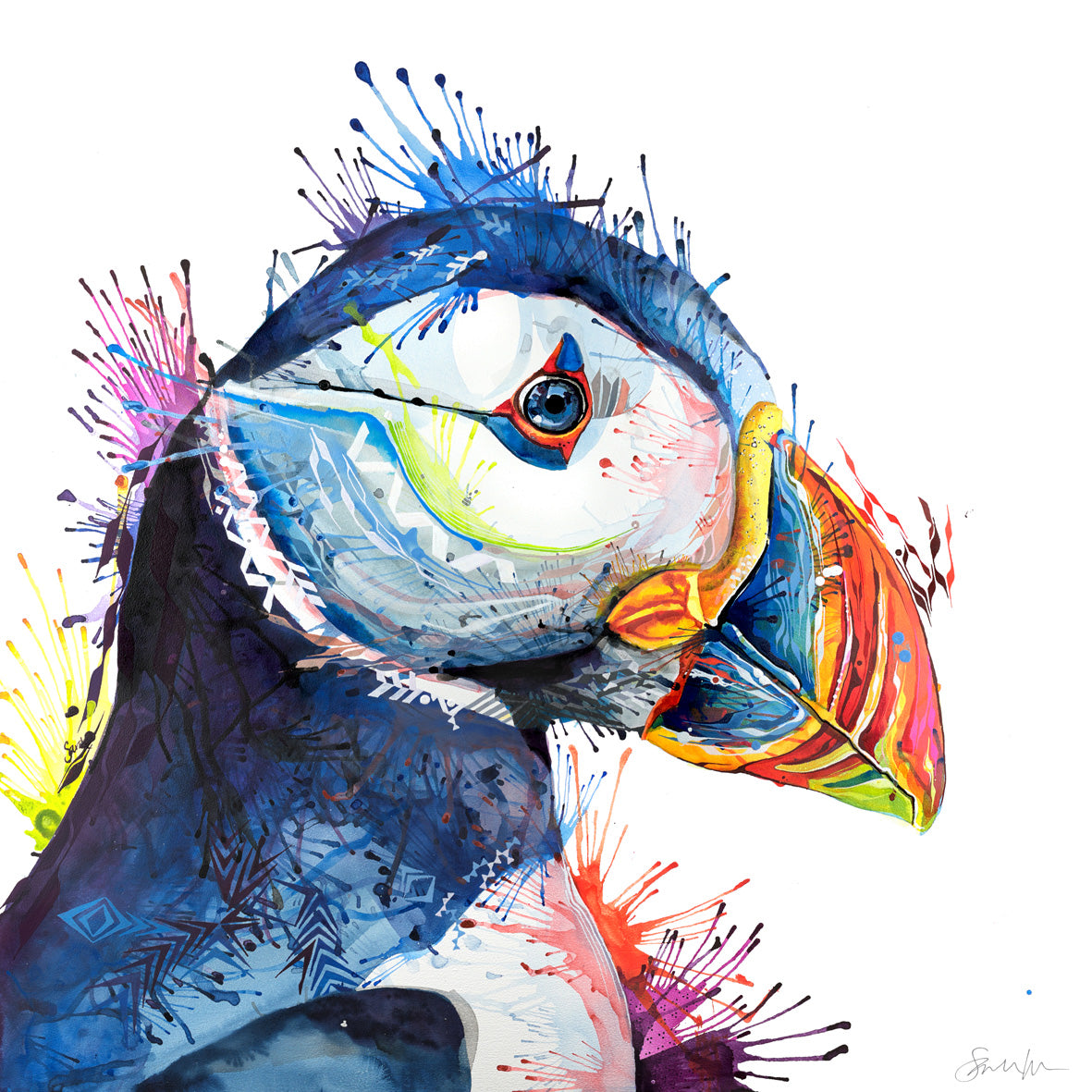 Peter Puffin Canvas