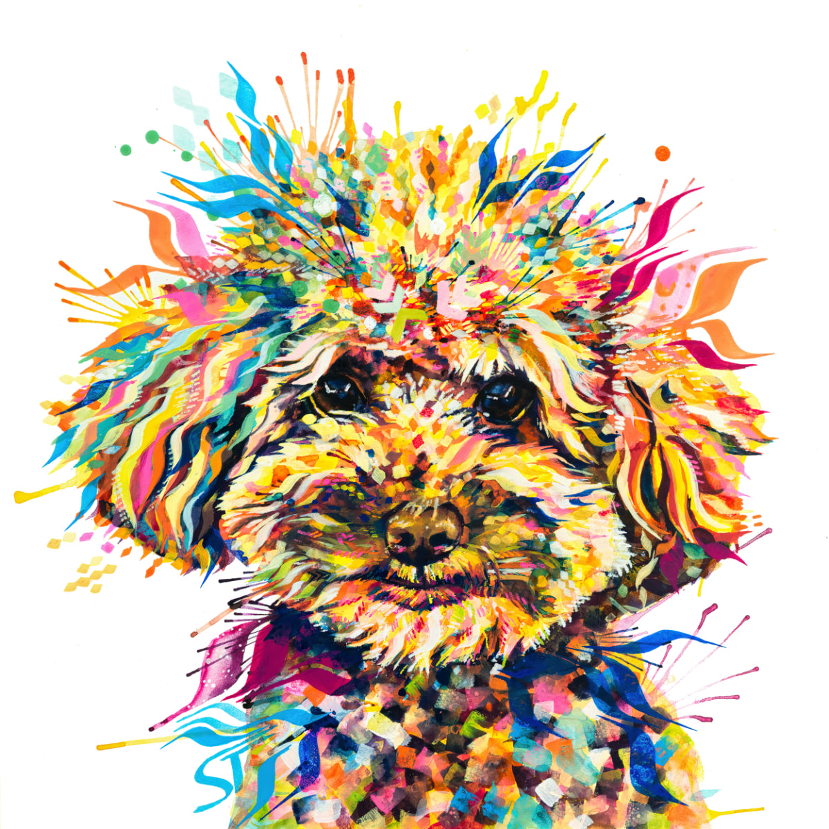 Poodle artwork best sale