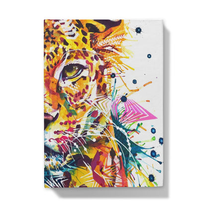 Simone the Leopard Hardback Journal