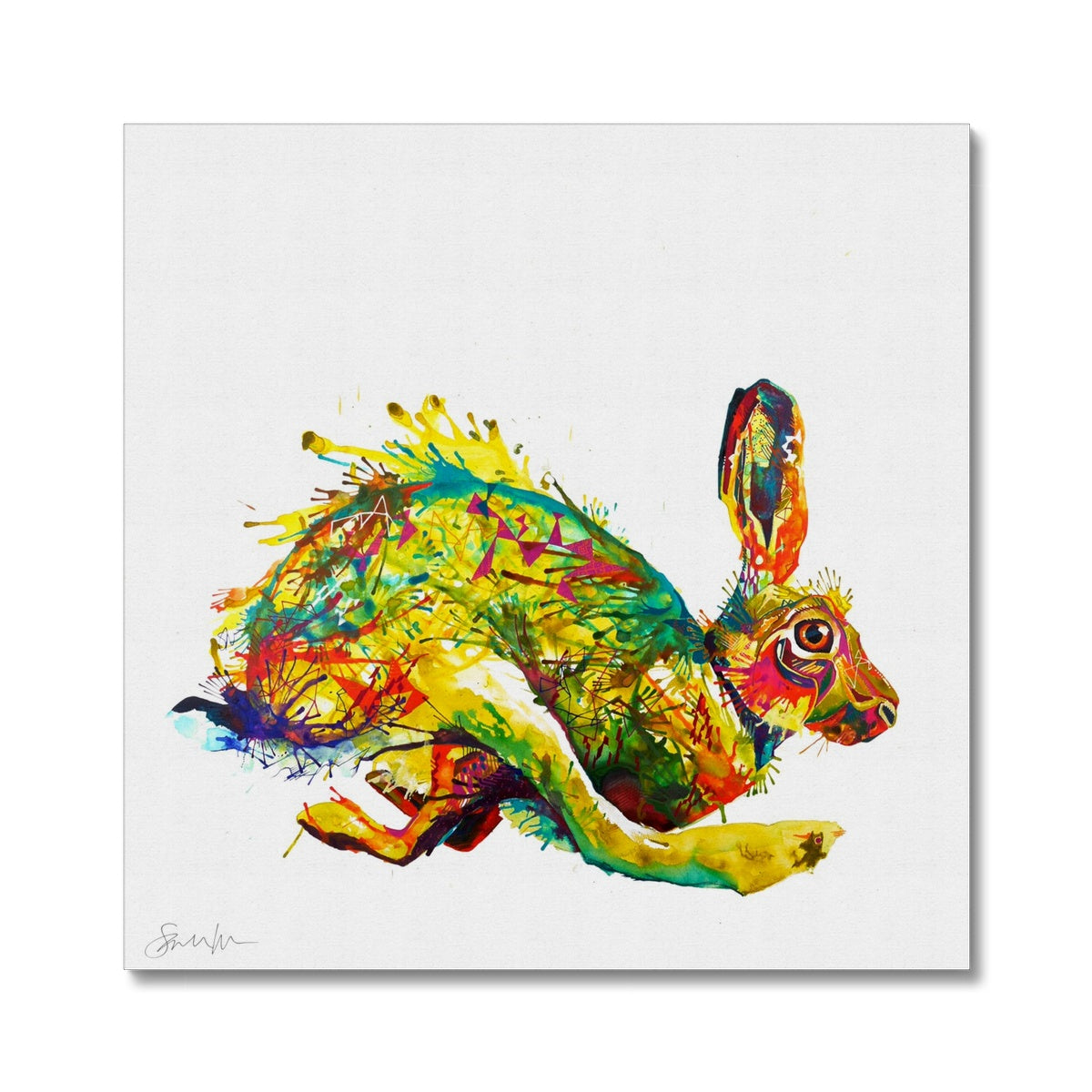 Here Hare here Canvas-Fine art-Sarah Taylor Art