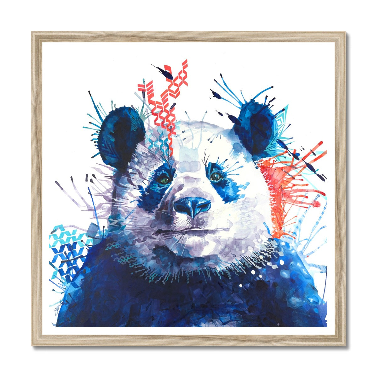 Xander the Panda Framed Print-Fine art-Sarah Taylor Art